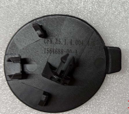 টেসলা মডেল এস ফ্রন্ট বাম্পার টগ হুক কভার 2021-2023 কালো প্লাস্টিক