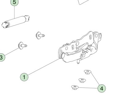 টেসলা মডেল ৩ ২০২১ ডান হাতের ট্রাঙ্ক কব্জা ১৫৫১৪৮১-০০-ই