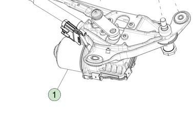 টেসলা মডেল ৩ ওয়াইপার মডিউল এলএইচডি ২০১৭-২০২৩ OEM ১০৭৬৭২৫-সিএন-জি