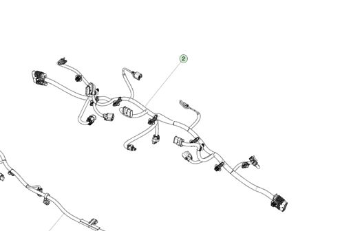 টেসলা মডেল ৩ ২০২০ এফইএম হারনেস অ্যাসেম্বলি ১৫৬৭৯৬১-১-এ কালো