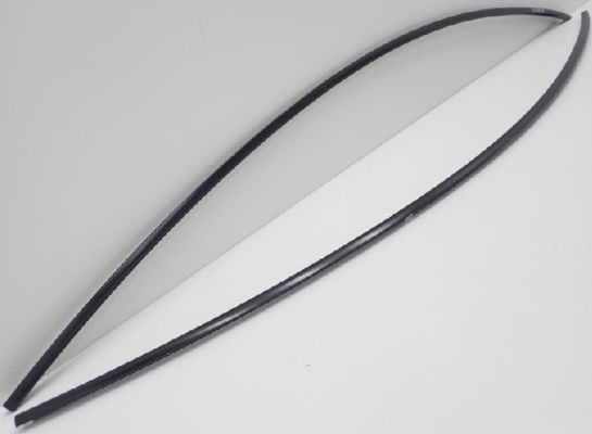 টেসলা মডেল 3 2017+ 212x26x5 মিমি জন্য কালো রাবার বাইরের ট্রিম