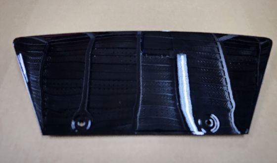 টেসলা মডেল এস রিয়ার বাম্পার টগ হিচ কভার 52x25x6 সেমি এবিএস প্লাস্টিক