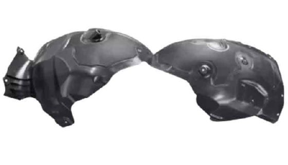 টেসলা মডেল ৩ ২০২৩+ সামনের বাম চাকার লাইনার ১৭০x৮০x৩৫মিমি কালো প্লাস্টিক