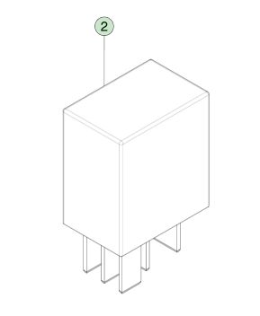 টেসলা মডেল এস (২০১২-২০২১) এর জন্য ৪০ অ্যাম্প ১২ ভোল্ট প্লাগ-ইন রিলে, ওএম পার্ট ১০০৯৫৭৭-০০-এ